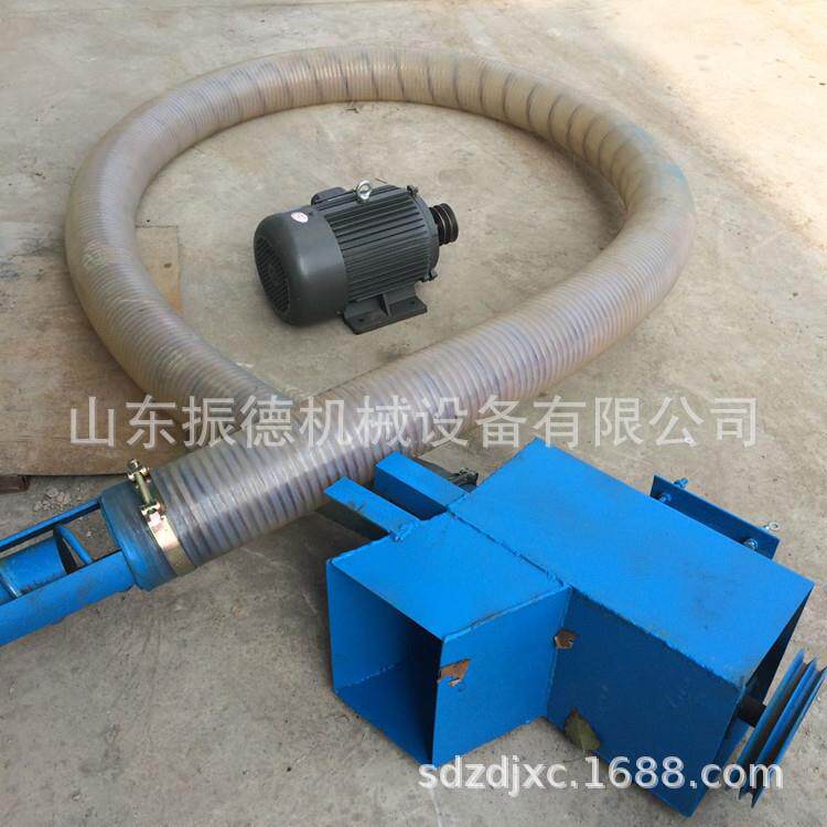 农用三轮软管吸粮机车载电动软管上料机车载公路上料机价格