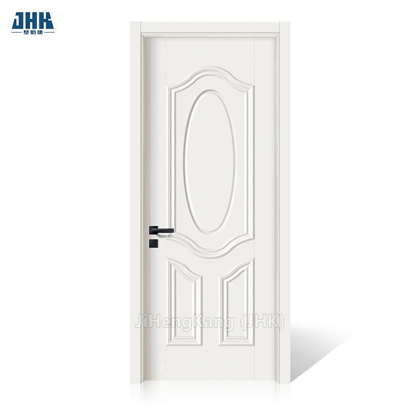 【厂家直供】MDF木门环保仿实木门木纹油漆门白色拱形 JHK-M04