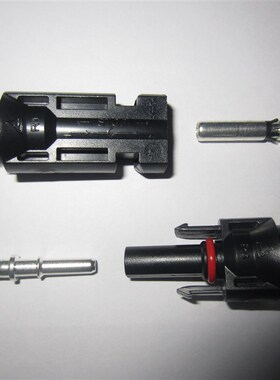 MC4H4T4R4L单芯光伏太阳能电池板组件逆变器R对接面板防水连接器