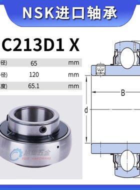 日本NSK进口UK外球面轴承UC212 213 214 215 216 217 218 219D1 X