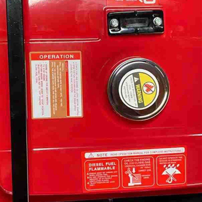 3kw家用柴油发电机3500瓦F单相220V小型风冷可携式