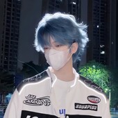 仿真假发 自然蓬松男士 雾霾蓝假发男全头套韩版 男生微分碎盖男款