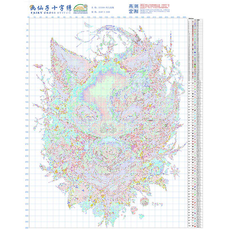 【ZZ5306-凤九玫瑰】十字绣2024新款客厅卧室大幅自己绣动漫动物