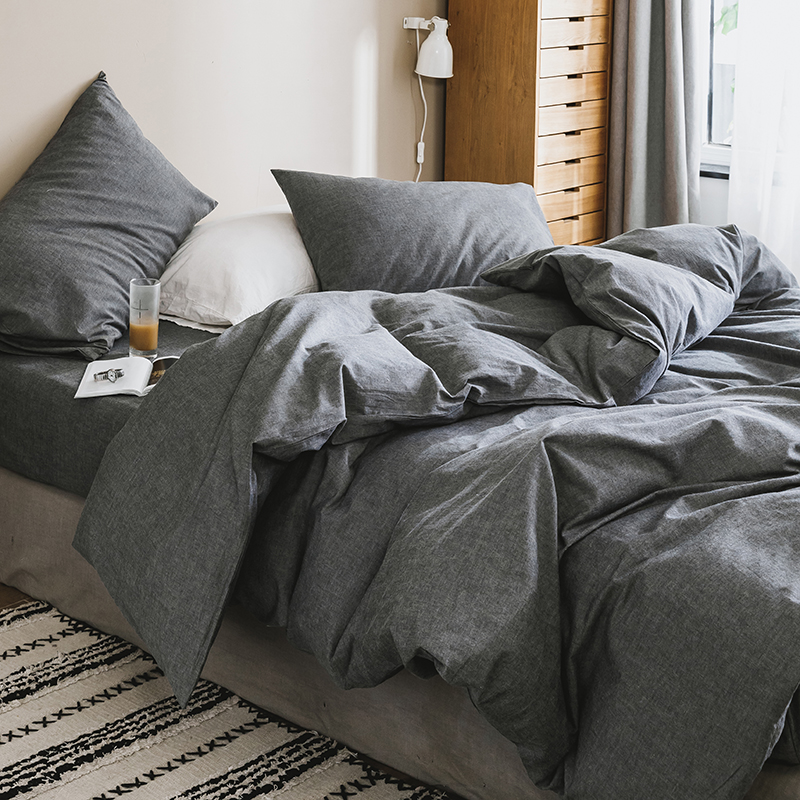 定做定制全棉纯棉水洗棉四件套榻榻米229230248248274cm