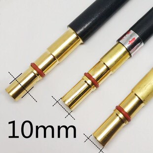 气保焊机分体350A 500A二保焊枪配件耐高温铜管直枪管脖鹅颈弯管