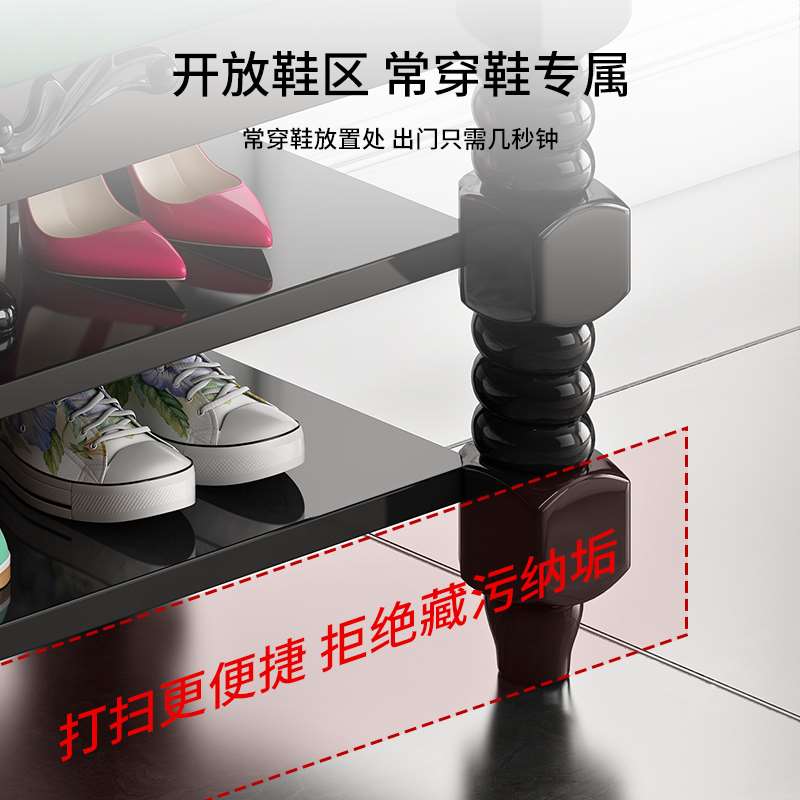 欧式换鞋凳家用门口可坐式鞋柜坐凳一体储物穿鞋凳进门凳软包鞋架