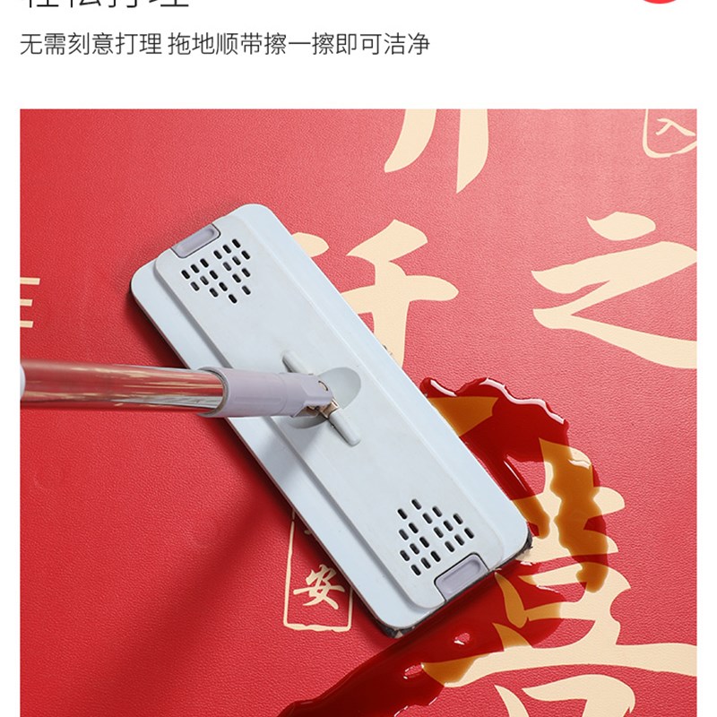 入户门地垫红色进门大门口pvc脚垫新款可擦免洗玄关门垫皮革地毯