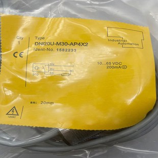 传感器接近开关 AP4X2电感式 质保一 M30 图尔克型DNI20U
