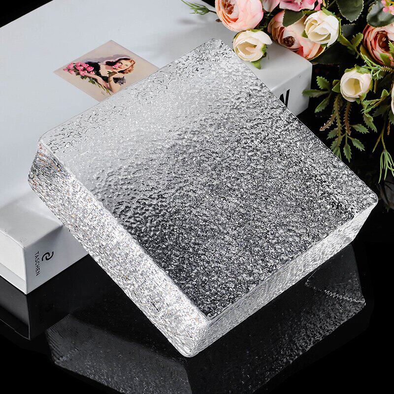 新款实心方形玻璃砖透明水晶方砖客厅卧室玄关卫生间隔断墙专用砖