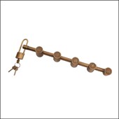 纯铜实心大门铜插销门栓仿古五福临门门闩实木大门门栓明插销防盗