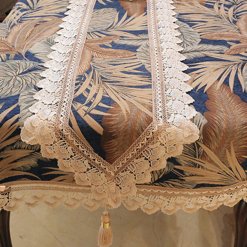 欧式餐桌椅垫椅子套罩通用布艺套装家用简约古典桌布美式坐垫定做