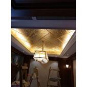 家具线条贴铜箔金箔金泊金铂纸装 修墙纸艺术画工笔国画14cm一千张