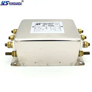 YUNSANDA三相三线440V端子台变频器电源净化滤波器交流CW6B-115A