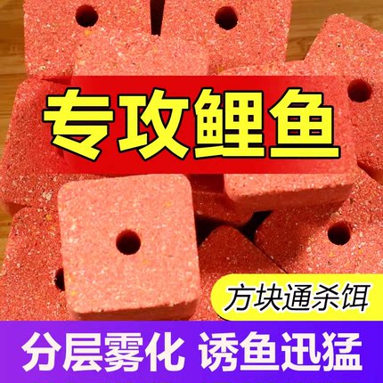 鱼在飞专钓鲤鱼方块饵料鲤鱼方块料鲤鱼方块料鲤鱼专用方块饼鱼饵