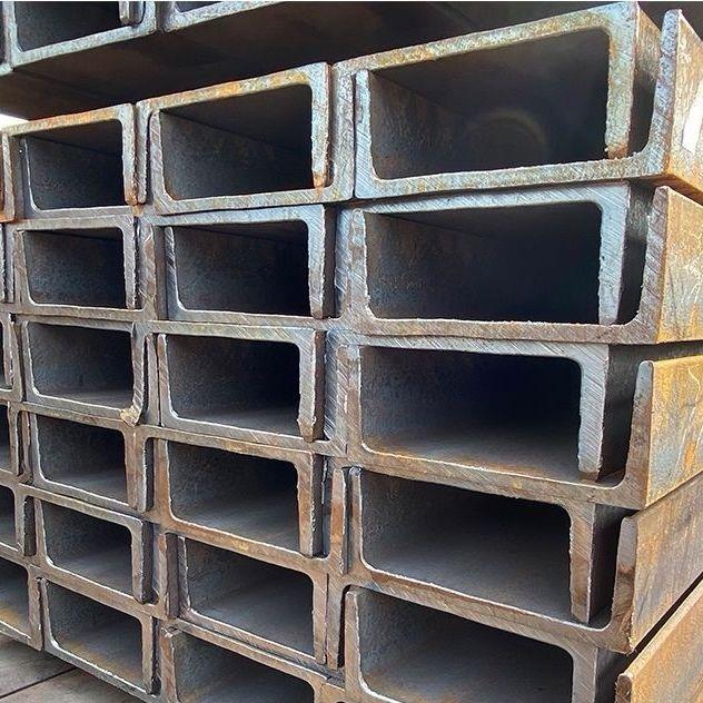 槽钢u型钢材凹型加厚建筑国标镀锌支撑Q235零切加10号槽钢