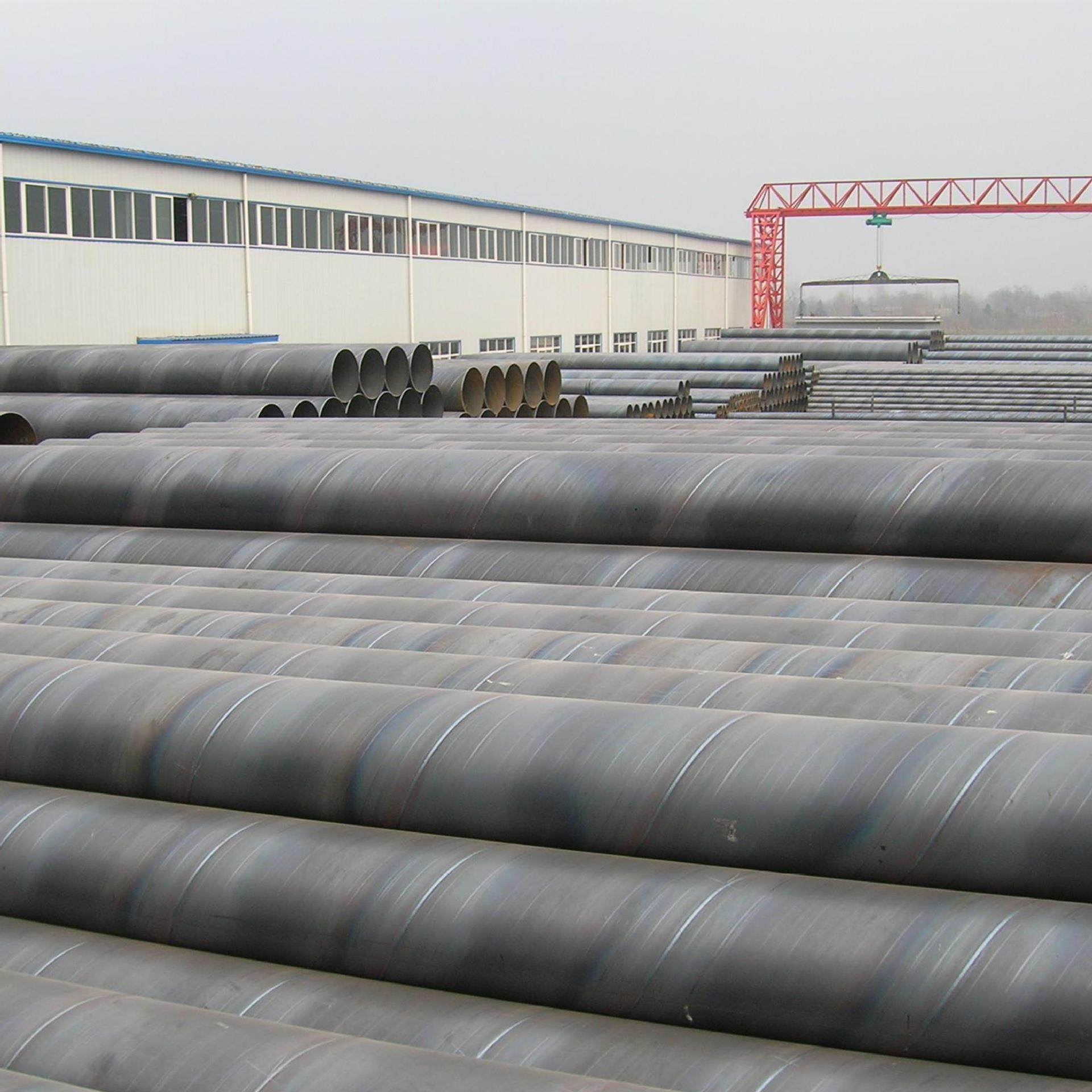 厂家现货螺旋钢管 螺旋缝焊接钢管 打桩高炮支柱地埋焊接钢管