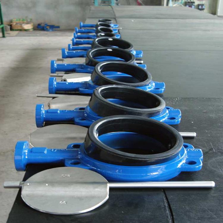 软密封铸钢蝶阀型号厂家 D71X-10C DN150对夹式软密封蝶阀