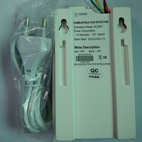 Combustible Gas Leak Detector Gas Alarm Sensor AC220V