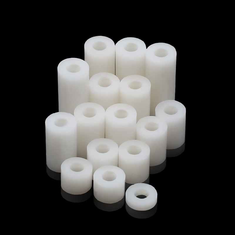 M3螺丝支撑柱外径5尼龙塑料空心圆形通孔套管*2x4x5x8x10x14x20