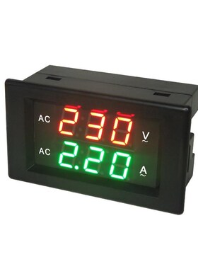 交流电压表电合流表 交流数显表/ 数字表 AVA头C41二一双表 AC220