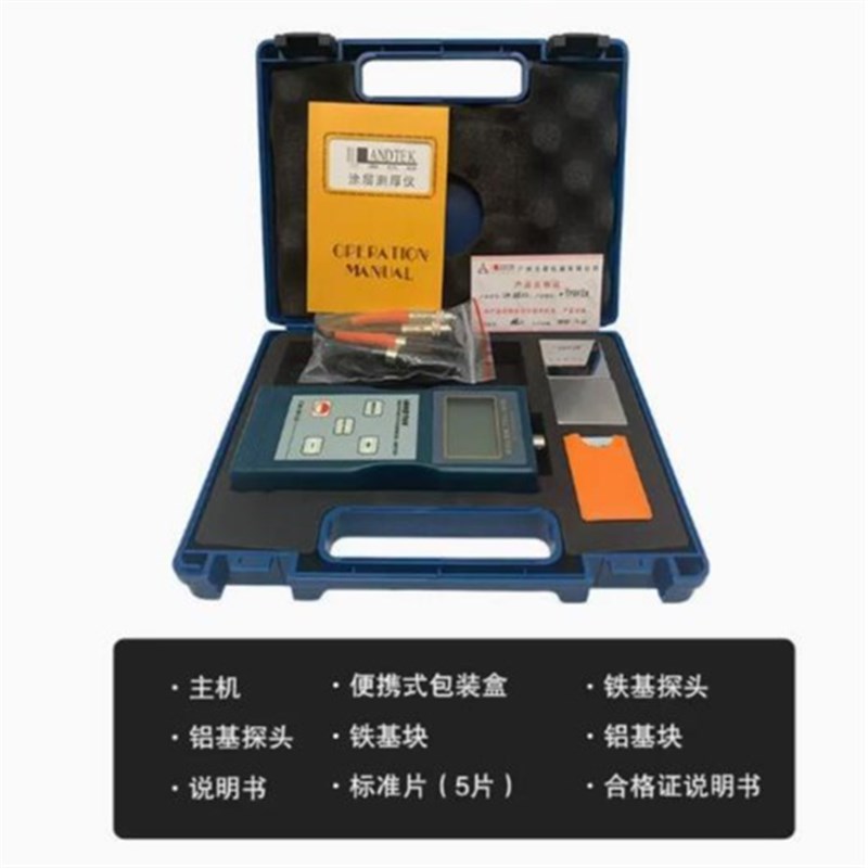 兰泰CM8822涂层测厚仪/铁基/铝基膜厚仪 漆膜/镀锌厚度计0-1250UM