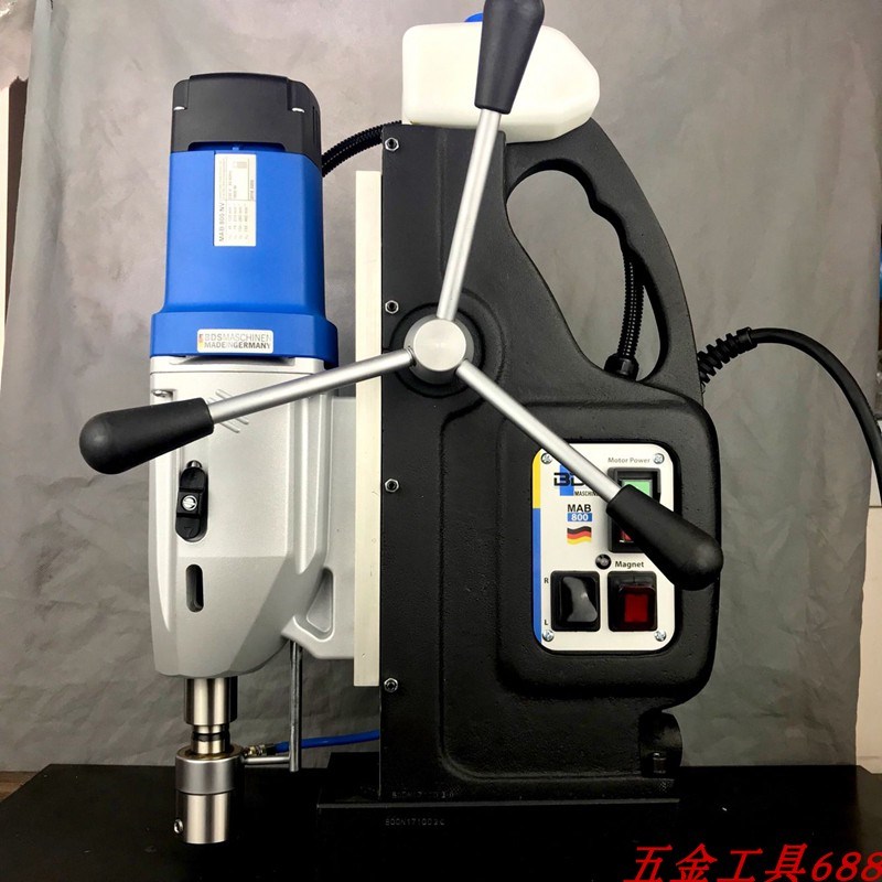 德国进口磁力钻 大型吸铁钻MAB800打孔100mm空心钻机 1800W磁座钻