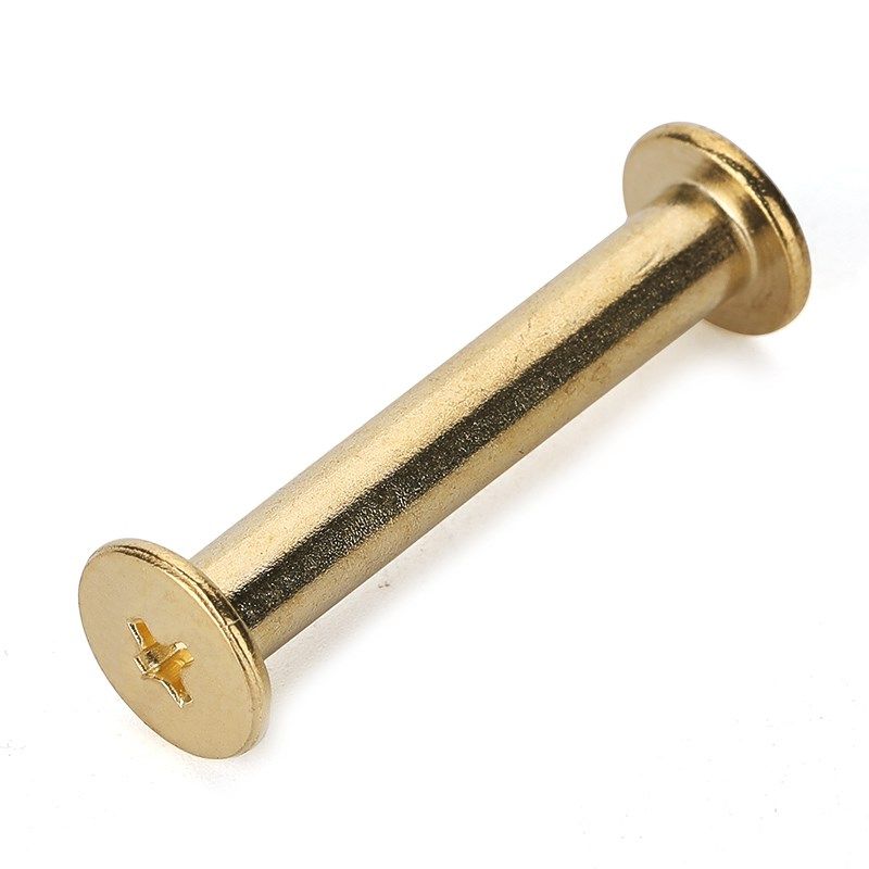 镀铜子母铆钉 账本螺丝钉 对接对锁螺丝钉 相册铆钉 菜谱子母钉M5,工业油品/胶粘/化学/实验室用品,实验室漏斗,淘宝优惠券,粉丝福利购,淘宝优惠卷