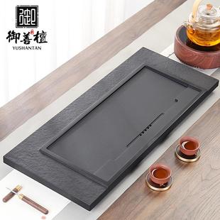 直销乌金石茶盘家用客厅文创简约功夫茶具大号石茶台源头一件 新款