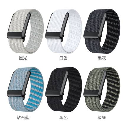 适用whoop watch4编织弹力表带Whoop4.0/3.0手环5.0弹力官方非原装表带运动金属带框Whoop Band织带跨境腕带