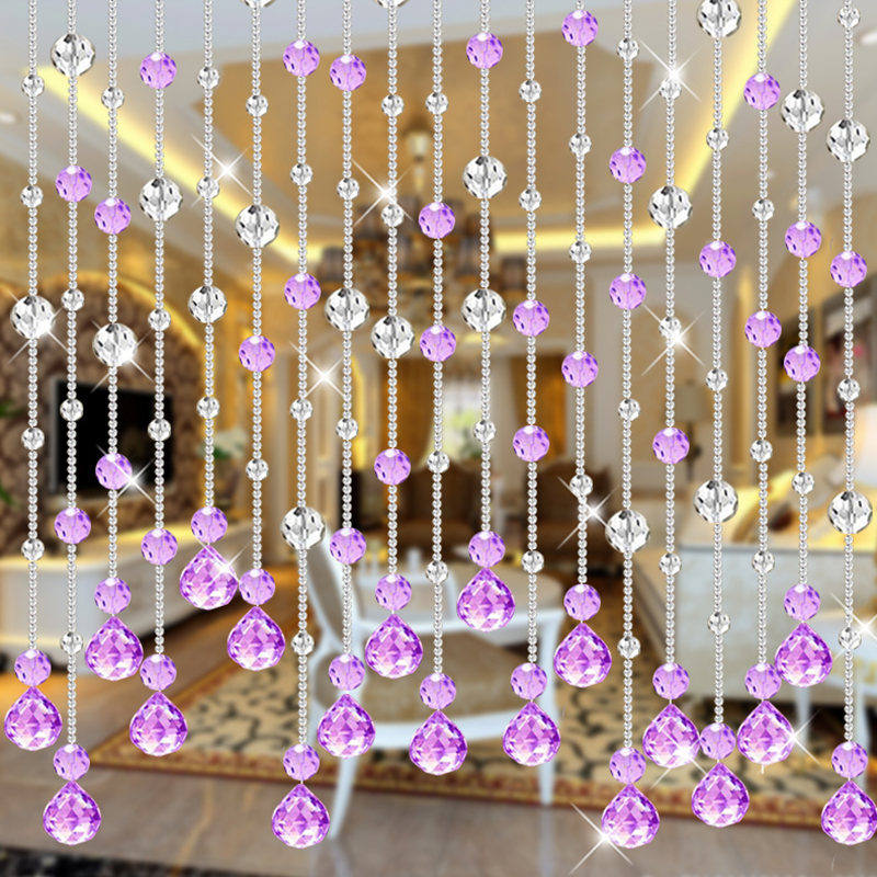 32切面水晶玻璃散珠地球菠萝珠手工串珠水晶门帘珠帘diy材料珠子