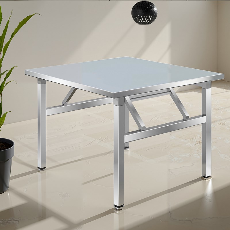 不锈钢折叠桌烧烤桌子户外摆摊神器商用夜市地桌简易餐桌小方桌