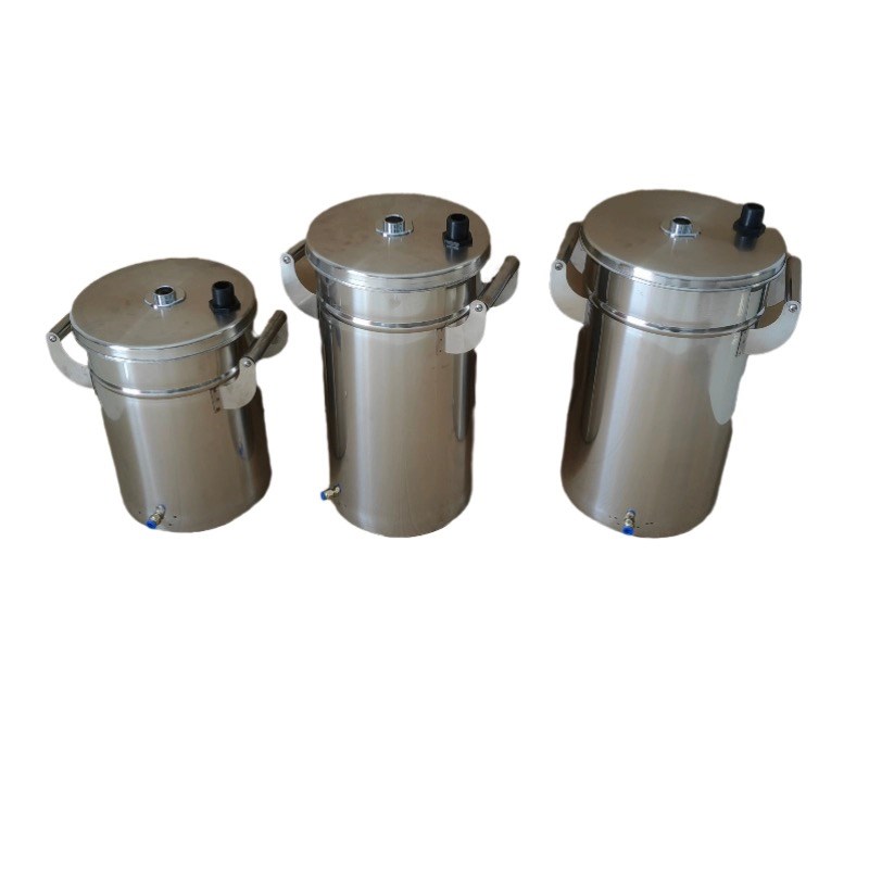 实验用小型粉筒硫化桶实验不锈钢粉桶打样小粉桶静电喷塑机供粉桶