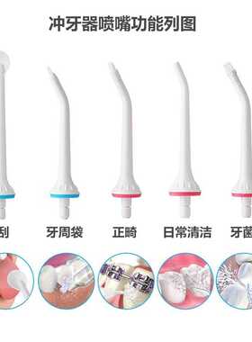 适配博浩冲牙器喷嘴Monwell/Initio/拜尔/博浩口腔清洗器喷嘴
