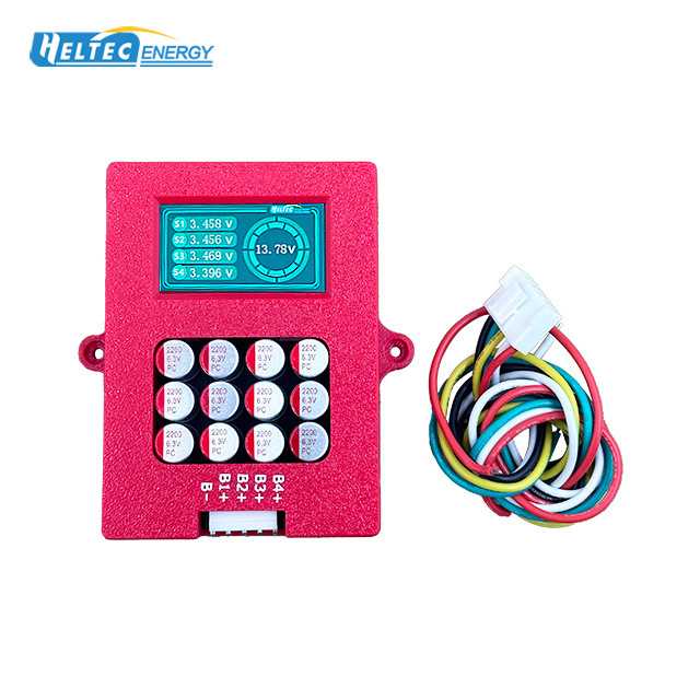 Heltec4串6串8串三元锂磷酸铁锂钛酸锂电池主动均衡仪带电压显示