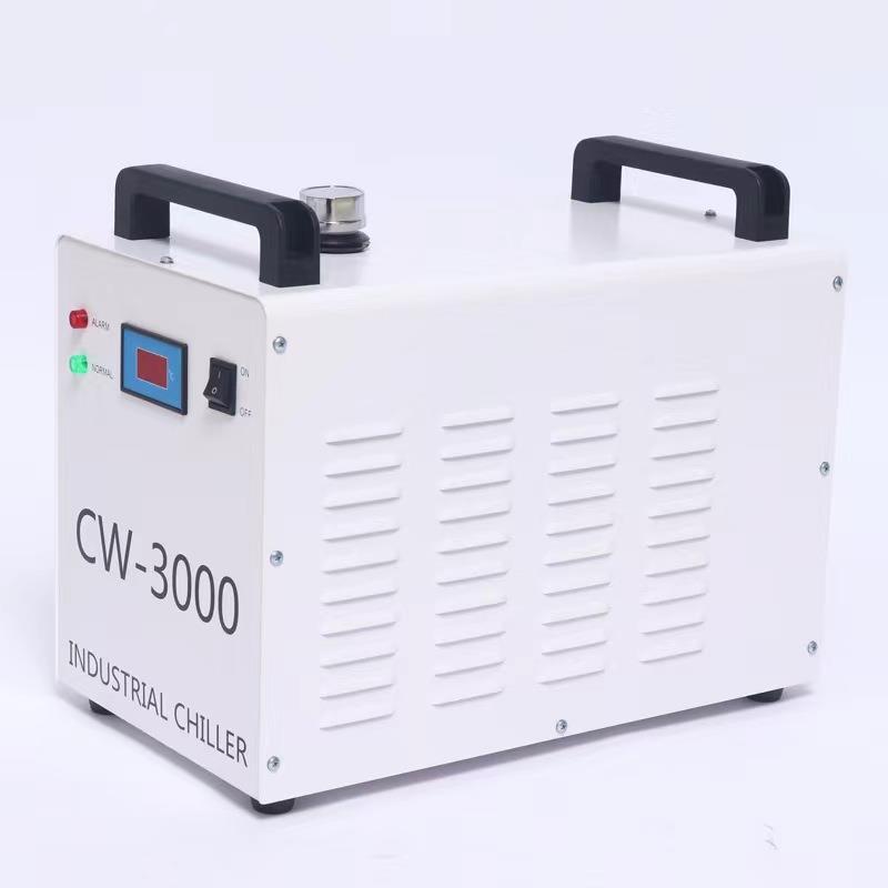 二氧化碳风冷式工业冷水机厂家cw3000小型激光切割雕刻机冰水系统