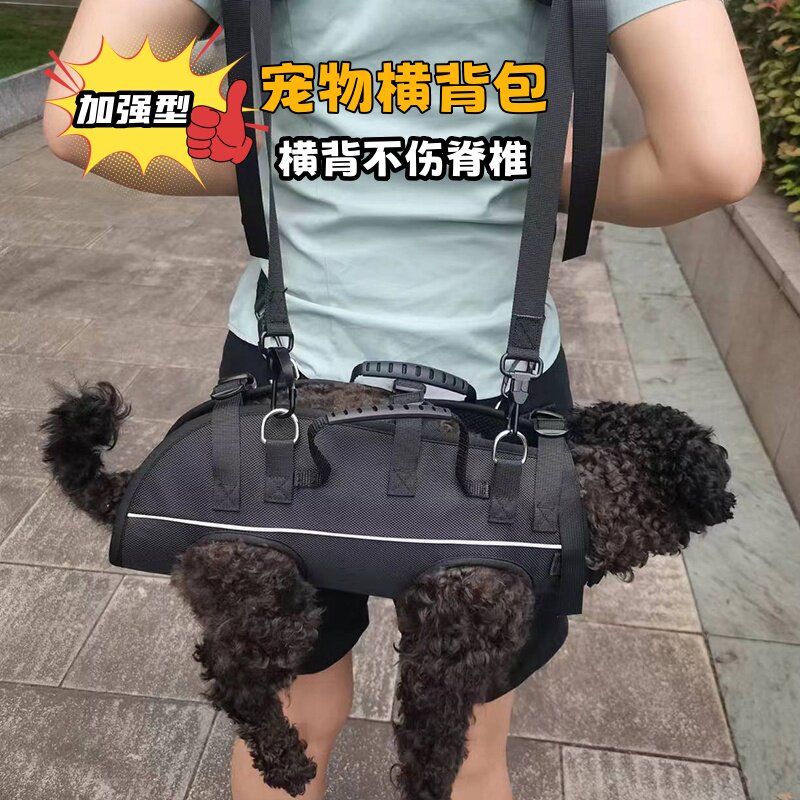 宠物横背包狗狗外出骑行