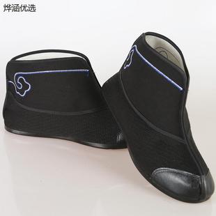 京剧戏曲快靴武生小兵鞋武将戏剧影视舞蹈秧歌龙套男薄底打靴布鞋