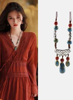 民族风毛衣链云南丽江旅