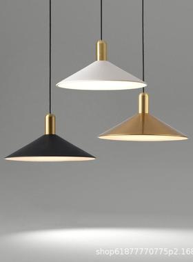 北欧新款餐厅吊灯家用loft吧台咖啡厅餐饮创意工业风复古极简灯具