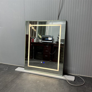 方形智能镜超高清银镜背光发光化妆镜壁挂式镜柜门LED浴室镜