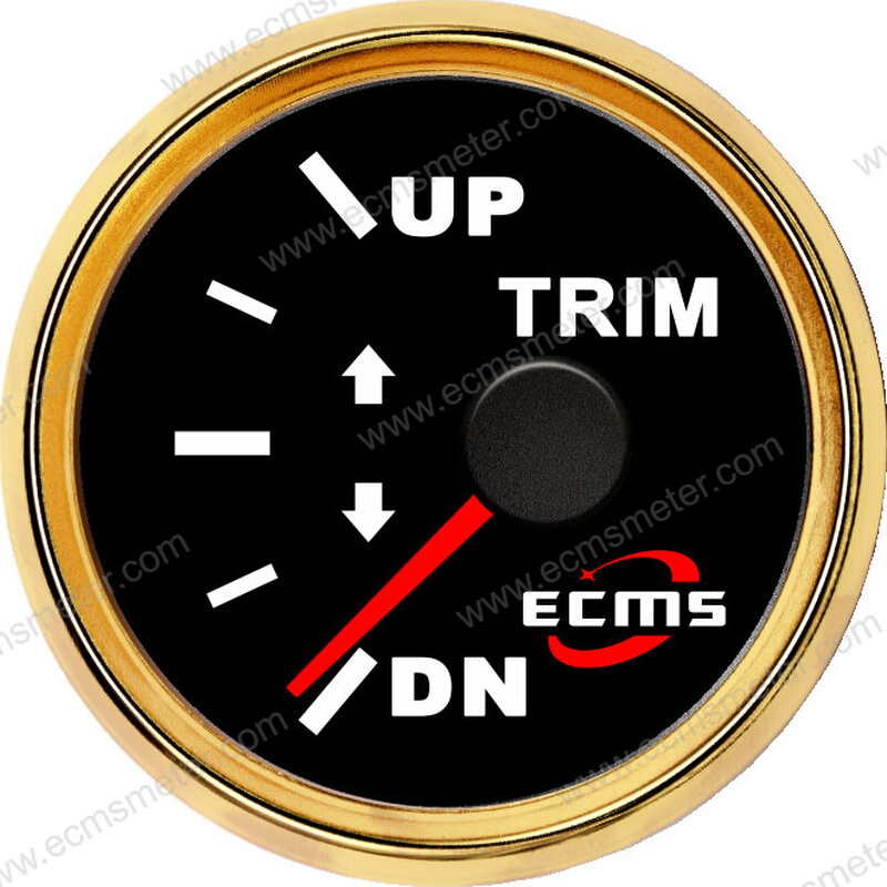 ECP船舶船用船外机升降舵调整片UP~DN指示表指针平衡表(向左)