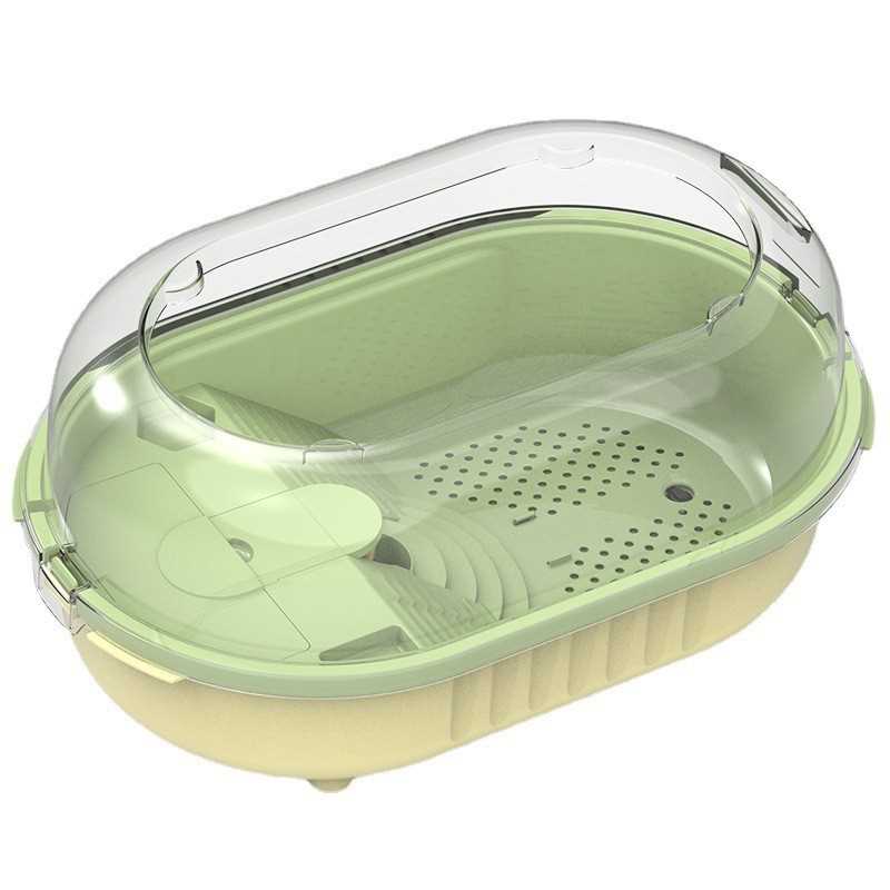 养乌龟专用缸家用龟缸乌龟饲养缸小乌龟专用缸爬台晒台乌龟缸椭圆
