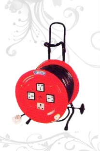 移动线缆盘220V  3X2.5平方绕线盘 3芯手提盘 电缆盘100米