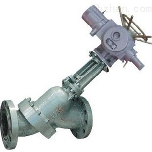 40C JS945Y 电动Y型料浆阀 管道料浆阀 电动调节型Y型料浆阀