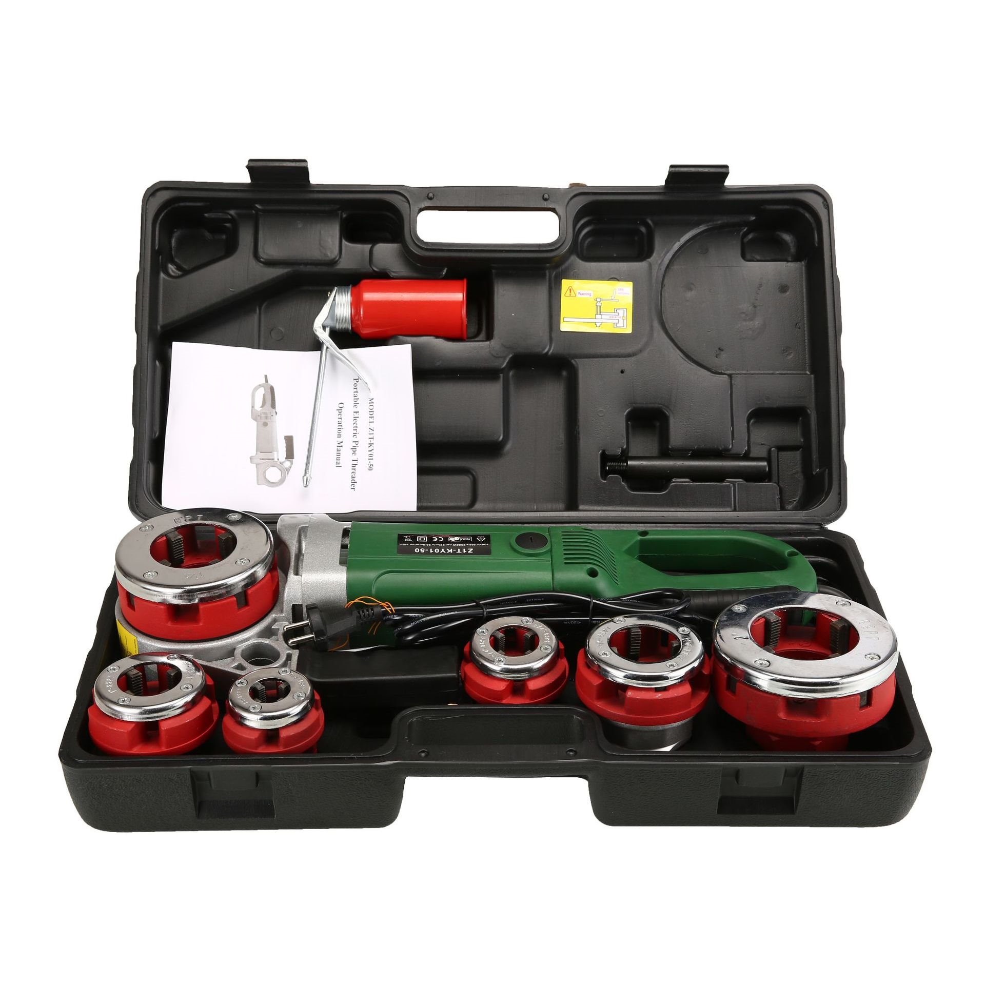 澳拓便捷式30-50型电动套丝机 铰扳 铰螺纹 镀锌管铁管套丝机