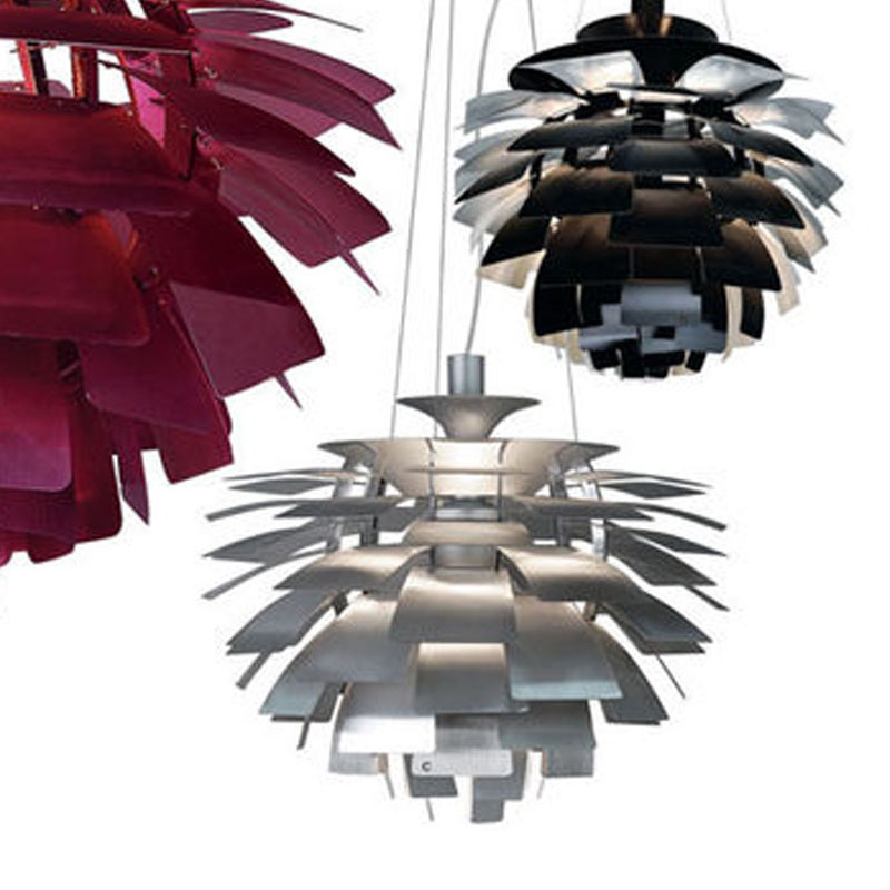 后现代简约千叶片松果吊灯PH5吊灯客厅餐厅吧台北欧创意 铝材吊灯
