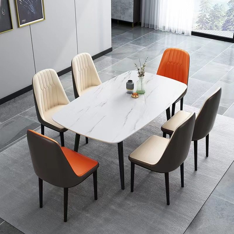 轻奢岩板餐桌组合现代简约家用小户型长方形餐厅北欧餐桌椅饭桌,电子元器件市场,电线扎带/束线带,淘宝优惠券,粉丝福利购,淘宝优惠卷