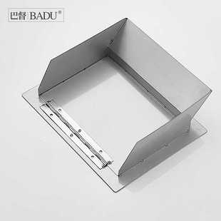 内推隐藏垃圾桶盖投 BC10304不锈钢柜门侧开口盖子厨房橱柜嵌入式