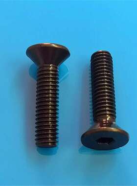 FCM6*25黑色 高硬度沉头内六角机丝 运动器材家具螺丝 直销