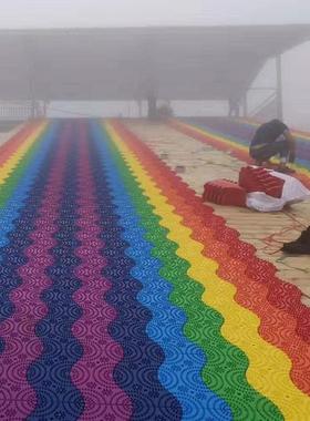 易拼接扣板式彩虹滑道 旱雪滑道厂家 诺泰克NORTEC旱雪